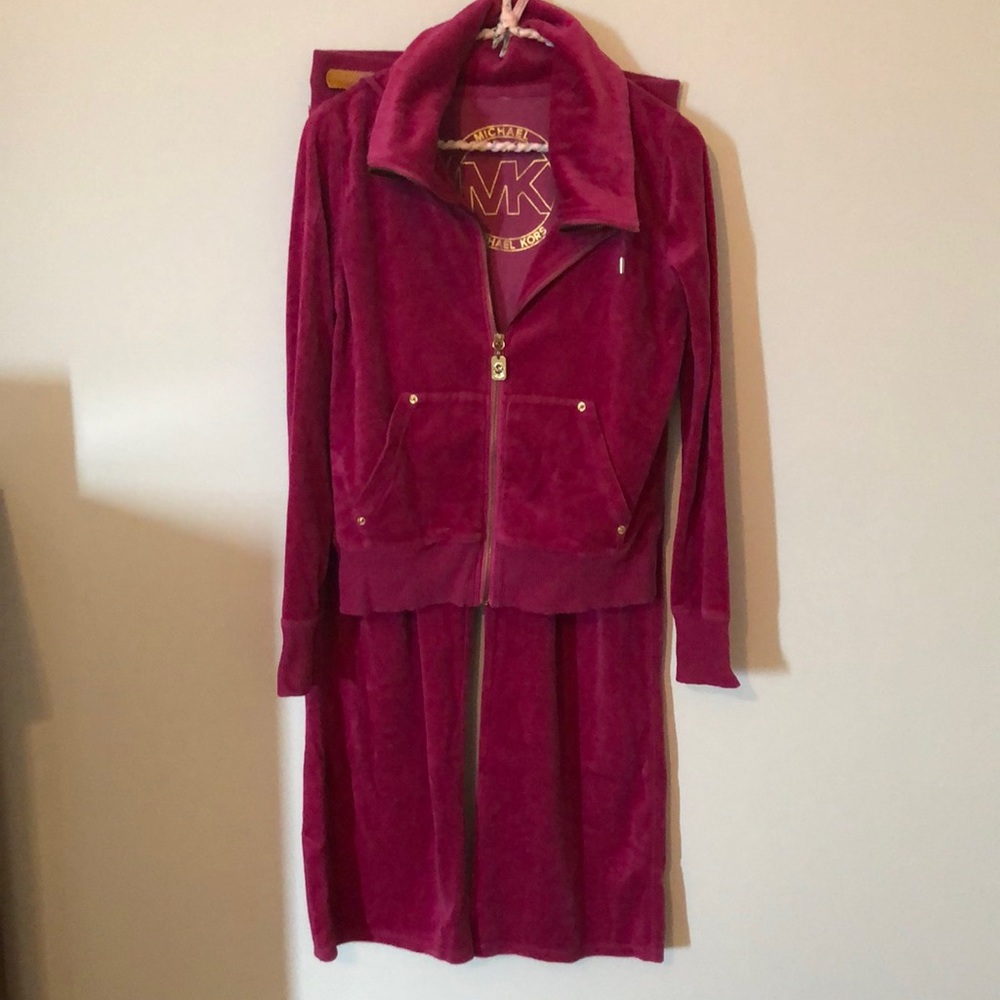 Michael Kors velour lounge wear (jacket and pants)